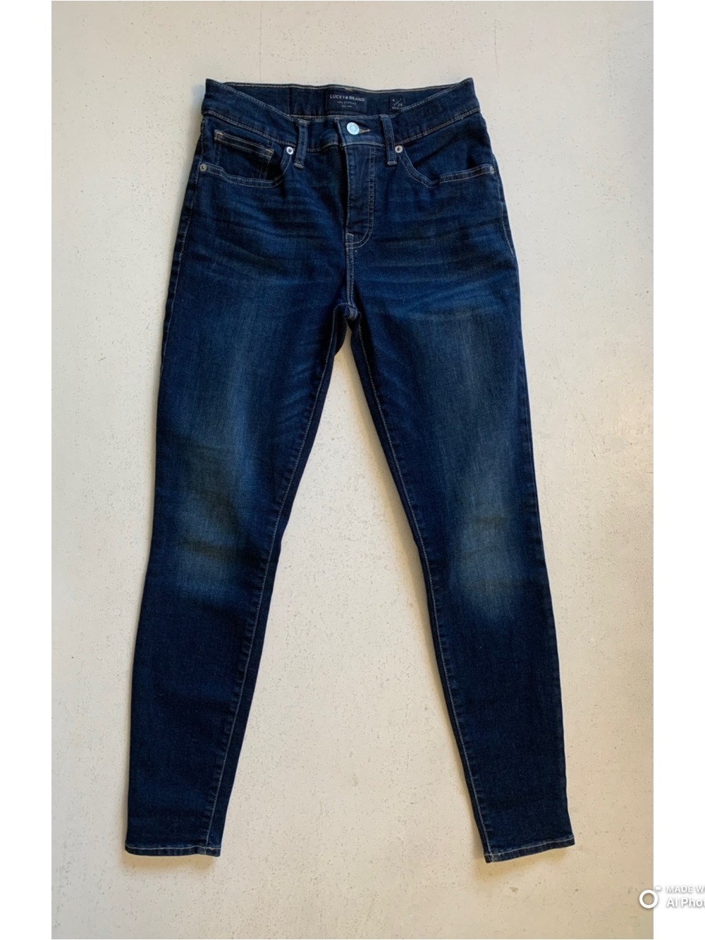 Luck Brand Mid-Rise Skinny Ava Blue Jeans Size 6 / 28 EUC